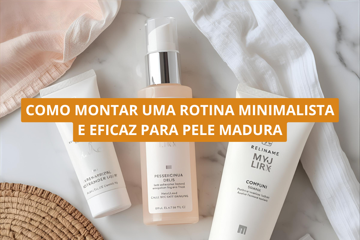 Como montar uma rotina minimalista e eficaz para pele madura