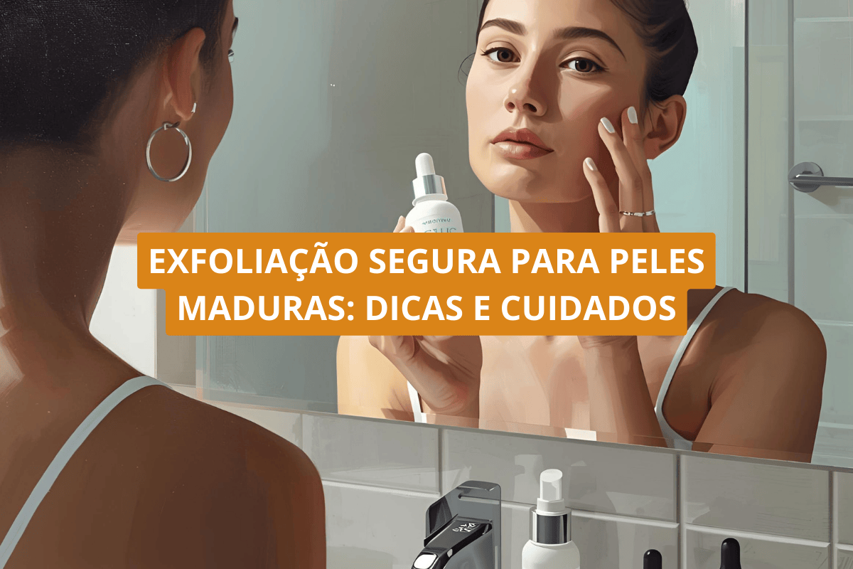 Exfoliação segura para peles maduras: dicas e cuidados
