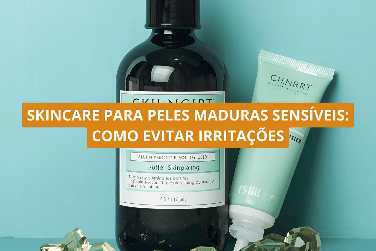 Skincare para peles maduras sensíveis como evitar irritações